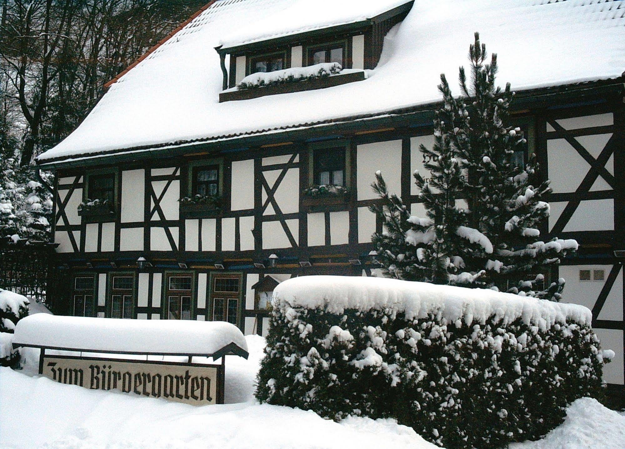 Hotel Zum Buergergarten Stolberg i. Harz Buitenkant foto